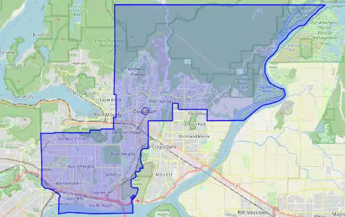 Coquitlam City Map