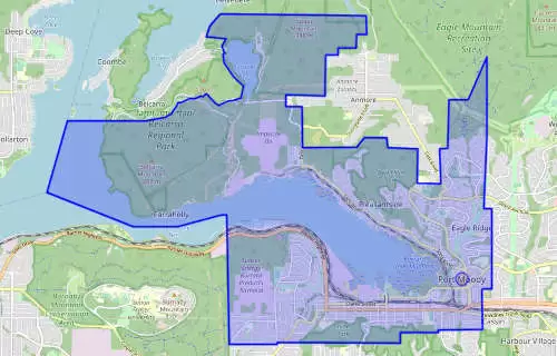 Port Moody City Map