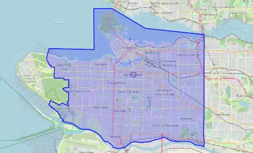 Vancouver City Map